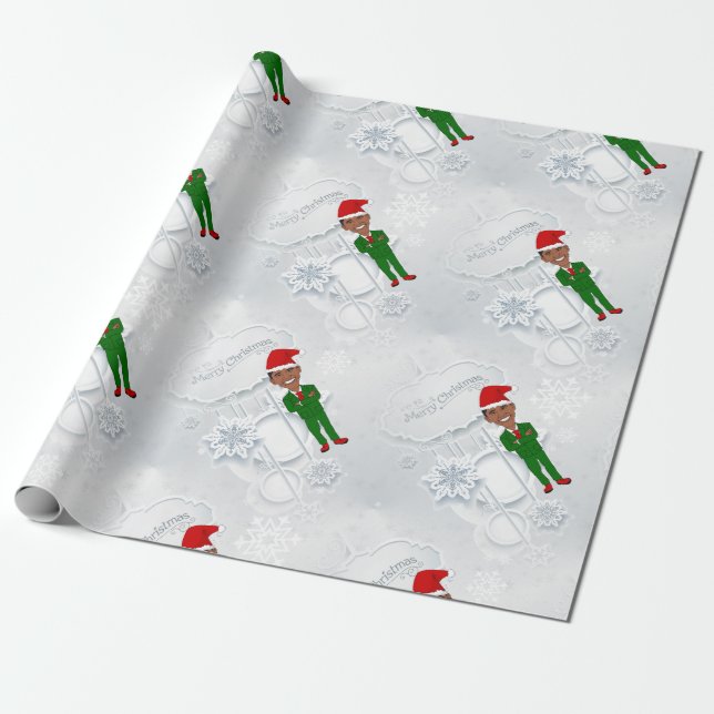 barack obama santa wrapping paper (Unrolled)