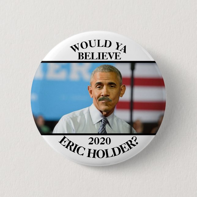 Barack Obama seeks 3rd term 6 Cm Round Badge (Front)