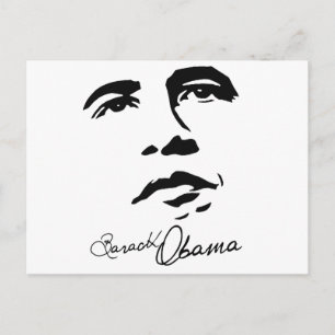 Barack Obama Signature Postcard