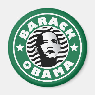 Barack Obama Star Caffeine Magnet