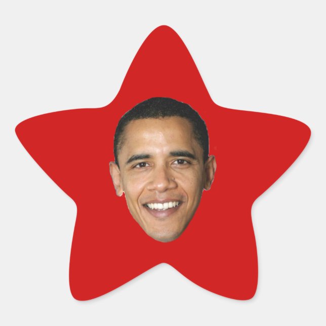 Barack Obama Star Sticker (Front)