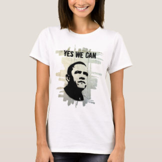 Barack Obama. Stencil concrt T-Shirt