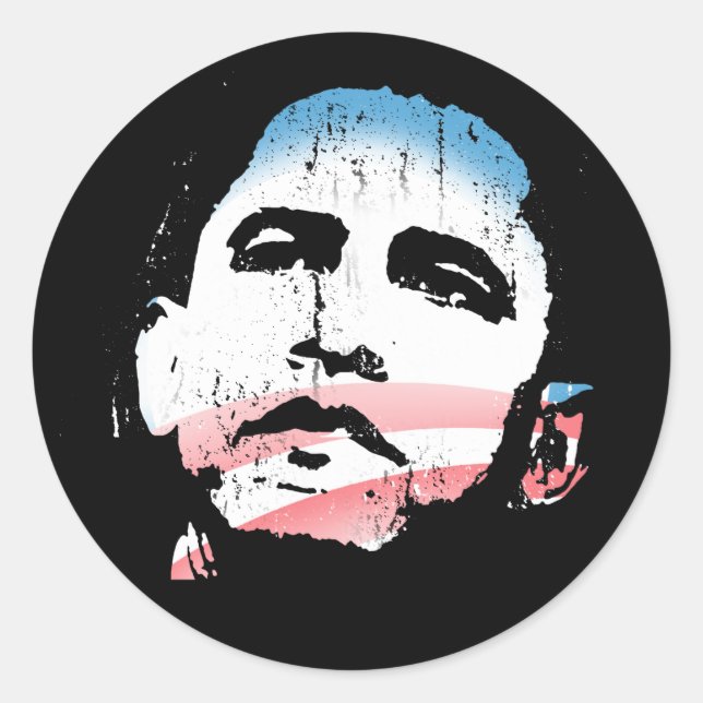 Barack Obama Sticker (Front)