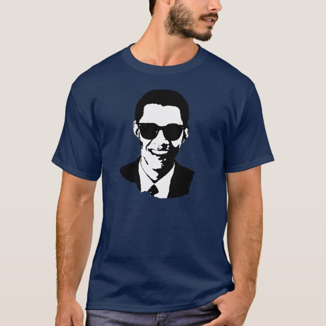 Barack Obama Sunglasses T-Shirt (Front)