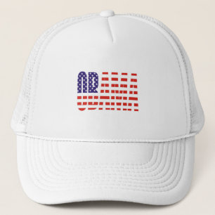 Barack Obama Support USA Flag Tees Gifts Trucker Hat