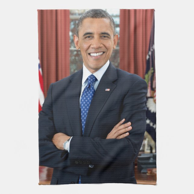 Barack Obama Tea Towel (Vertical)