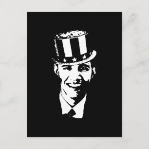Barack Obama Uncle Sam Postcard