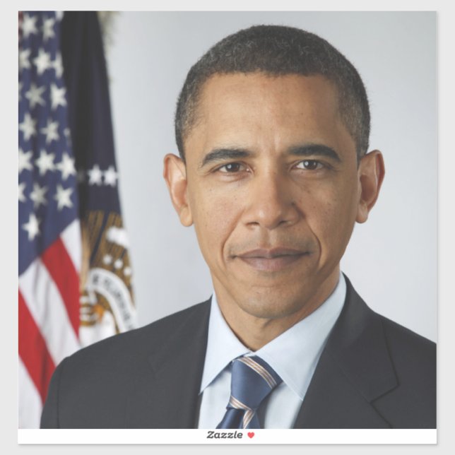 Barack Obama US President White House Portrait  (Sheet)