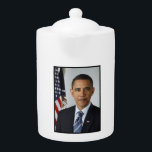 Barack Obama US President White House Portrait<br><div class="desc">Barack Obama served as the 44th President of the United States First Portrait. His story is the American story; values from the heartland, a middle-class upbringing in a strong family, hard work and education as the means of getting ahead, and the conviction that a life so blessed should be lived...</div>