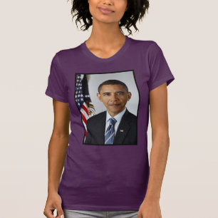 Barack Obama US President White House Portrait  T-Shirt