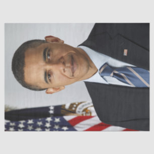 Barack Obama US President White House Portrait Tissue Paper