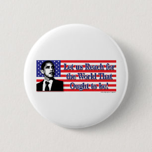 Barack Obama/USA 6 Cm Round Badge