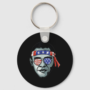 Barack Obama Usa Gles Bandanna Patriotic Proud Dem Key Ring