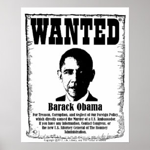 Barack Obama X-Large Wanted Poster