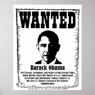 Barack Obama X-Large Wanted Poster