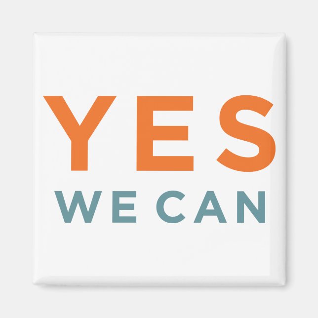 Barack Obama - Yes, We Can - magnet (Front)