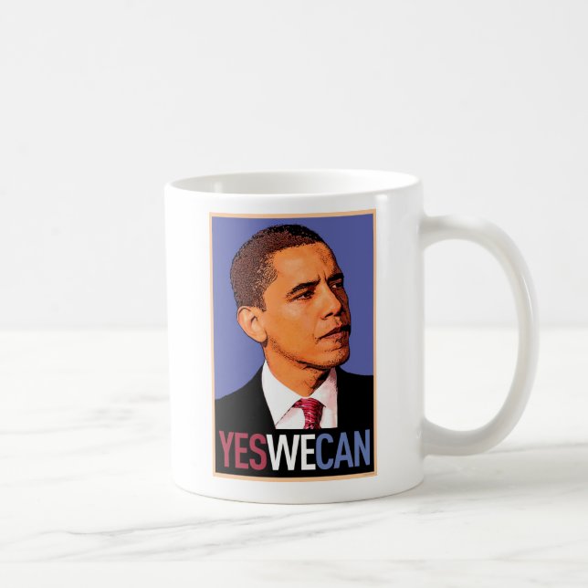 Barack Obama "Yes We Can" Mug (Right)