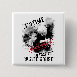 Barack Obiden 08 ItsTime To Take The White House 15 Cm Square Badge