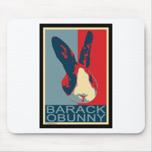 Barack Obunny Mouse Pad