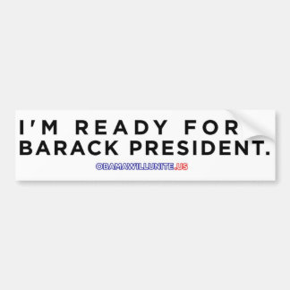 Barack President Bumper Sticker