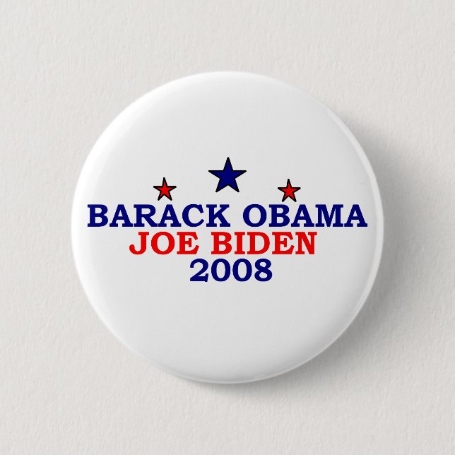 Barack Stars 6 Cm Round Badge (Front)