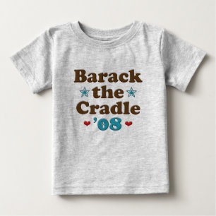 Barack the Cradle 08 Obama Baby Organic T-Shirt