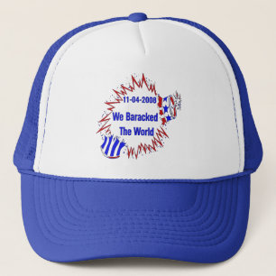 Baracked The World Trucker Hat