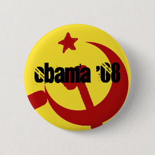 BarackObamaschange, Obama '08 6 Cm Round Badge