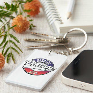 Baracoa cuba vintage logo key ring