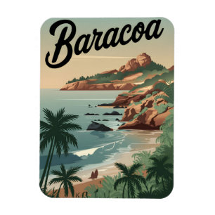 Baracoa Cuba Vintage Magnet
