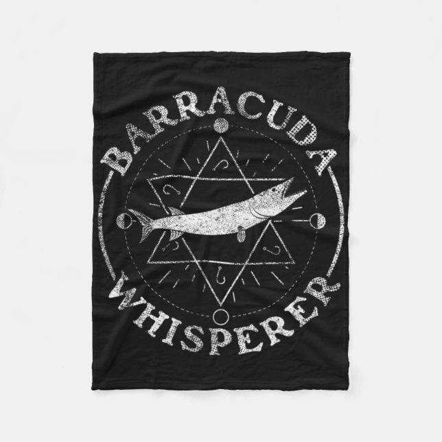 Baracuda Whisperer - Barracuda  Fleece Blanket (Front)