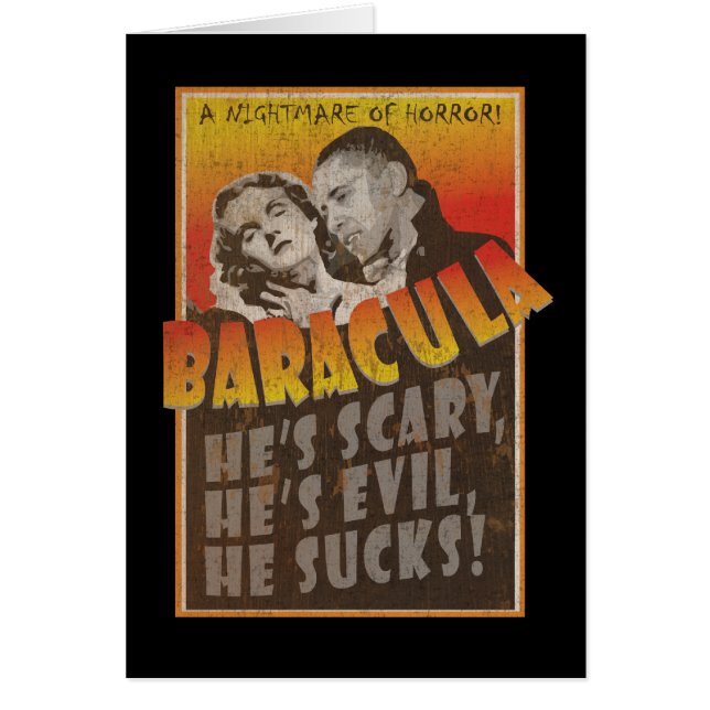 Baracula - Barack Obama Movie Poster (Front)