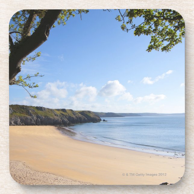 Barafundle Bay Pembroke Pembrokeshire Coast Coaster (Front)