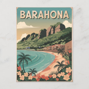 Barahona Dominican Republic Vintage  Postcard