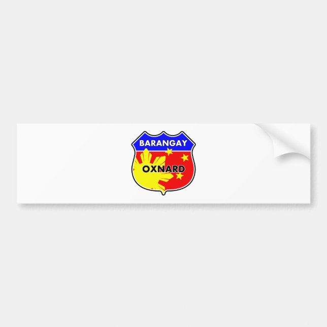 Barangay Oxnard Bumper Sticker (Front)