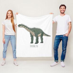 Barapasaurus cartoon illustration  fleece blanket