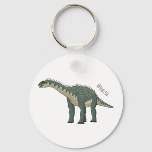 Barapasaurus cartoon illustration key ring