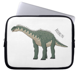 Barapasaurus cartoon illustration laptop sleeve