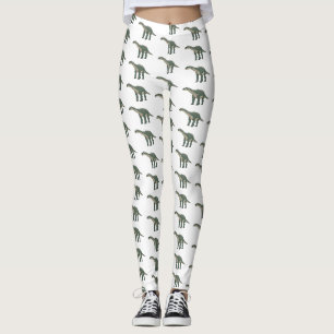 Barapasaurus cartoon illustration leggings