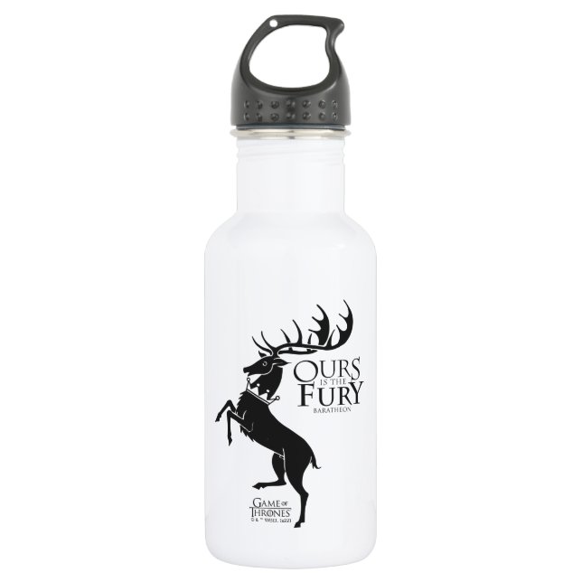Baratheon Sigil - Ours is the Fury 532 Ml Water Bottle (Front)
