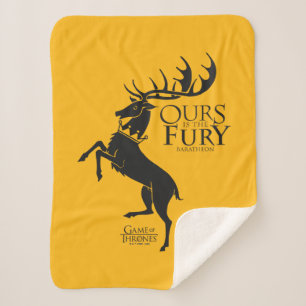 Baratheon Sigil - Ours is the Fury Sherpa Blanket