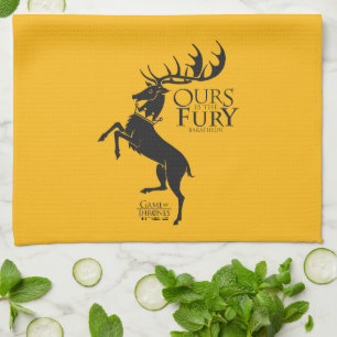 Baratheon Sigil - Ours is the Fury Tea Towel
