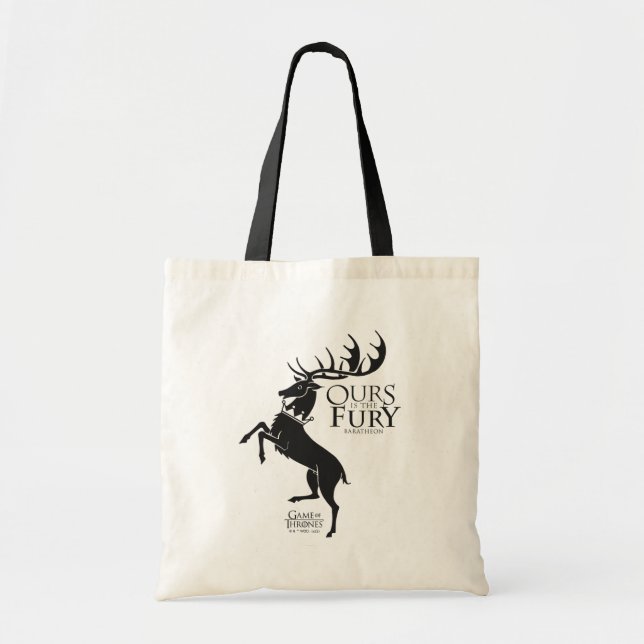 Baratheon Sigil - Ours is the Fury Tote Bag (Front)
