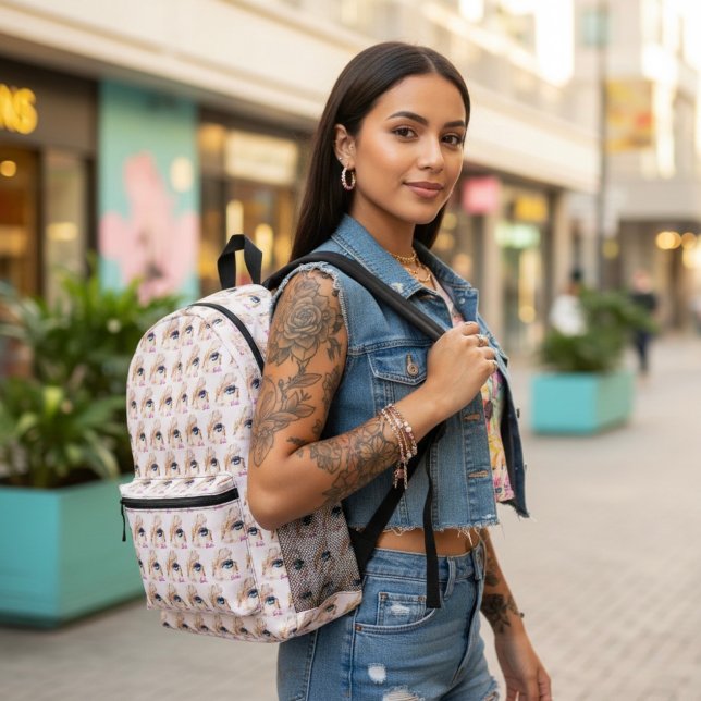 Barb Printed Backpack (Creator Uploaded)