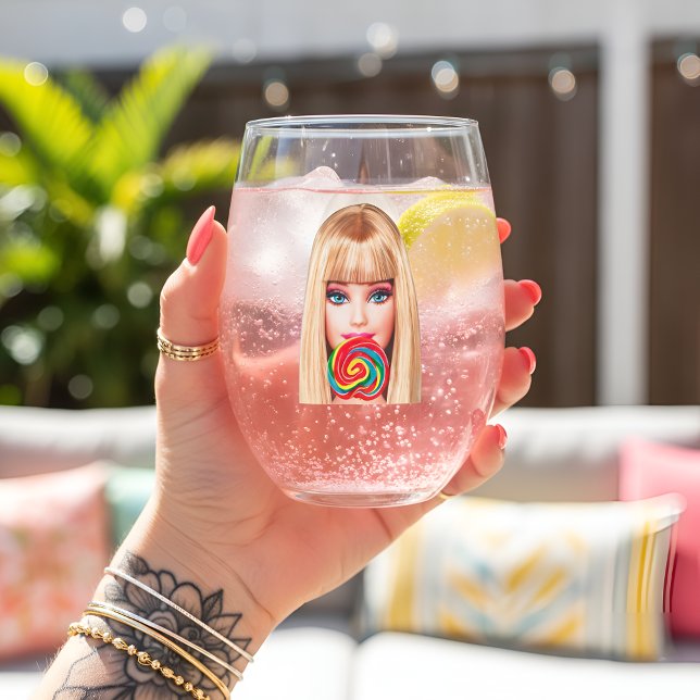 Barb Stemless Wine Glass (Creator Uploaded)