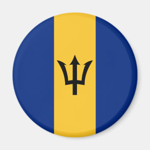 Barbadian Flag (Barbados) (Bajan) Magnet