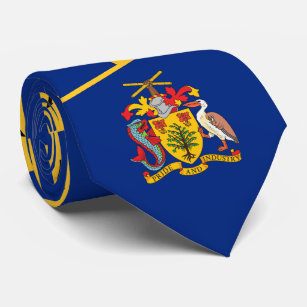 Barbadian Flag & Coat of Arms, Flag of Barbados Tie