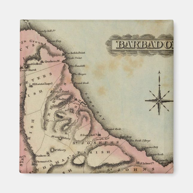 Barbadoes 2 magnet (Front)