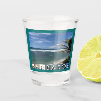 Barbados Beach Shot Glass