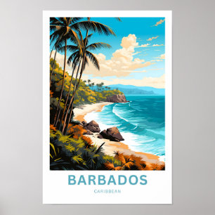 Barbados Caribbean Travel Print